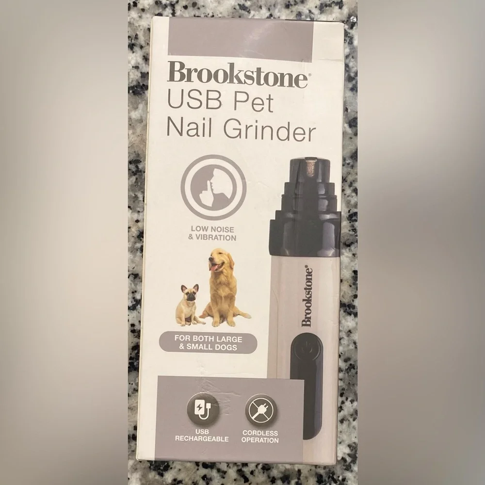 Brookstone Pet Nail Grinder USB